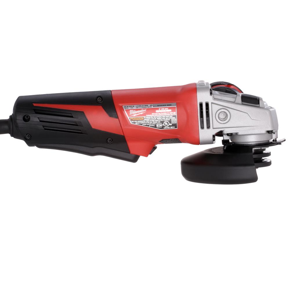 Milwaukee Corded 13Amp Small Angle Grinder 6" w/ Paddle Lock On Switch eBay
