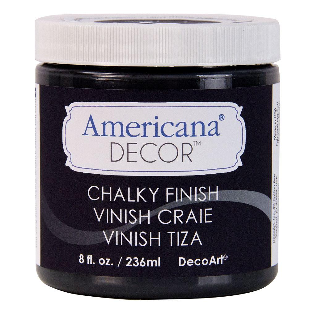 Tips And Tricks For Using Chalky Finish Paint The Home Depot Americana Decor 8 Oz Carbon Chalky Finish