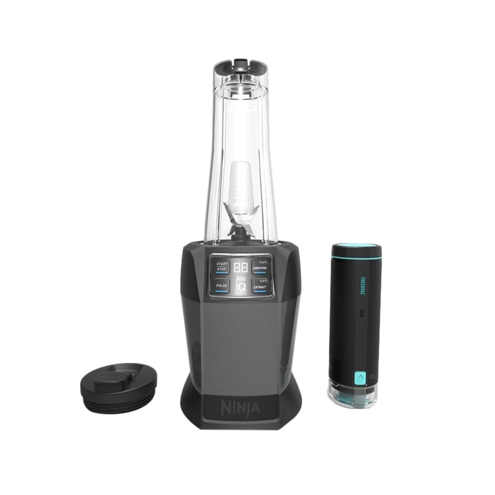 Ninja Nutri Ninja 24 oz. 2Speed Dark Grey Blender with FreshVac Technology BL580 The Home Depot