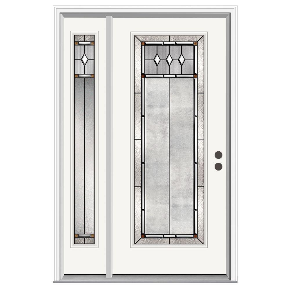 JELDWEN 52 in. x 80 in. Full Lite Mission Prairie Primed JELDWEN 52 in. x 80 in. Full Lite Mission Prairie Primed