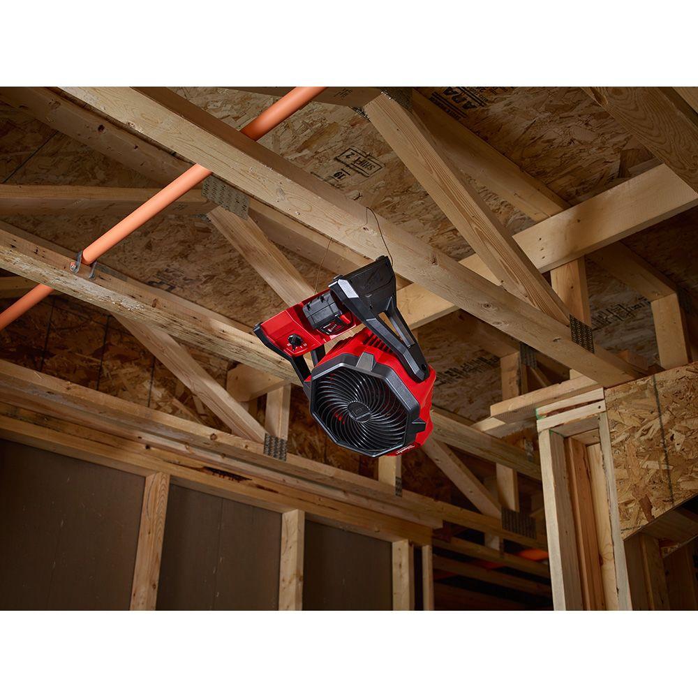 Milwaukee M18 18 Volt Lithium Ion Cordless Jobsite Fan Tool Only