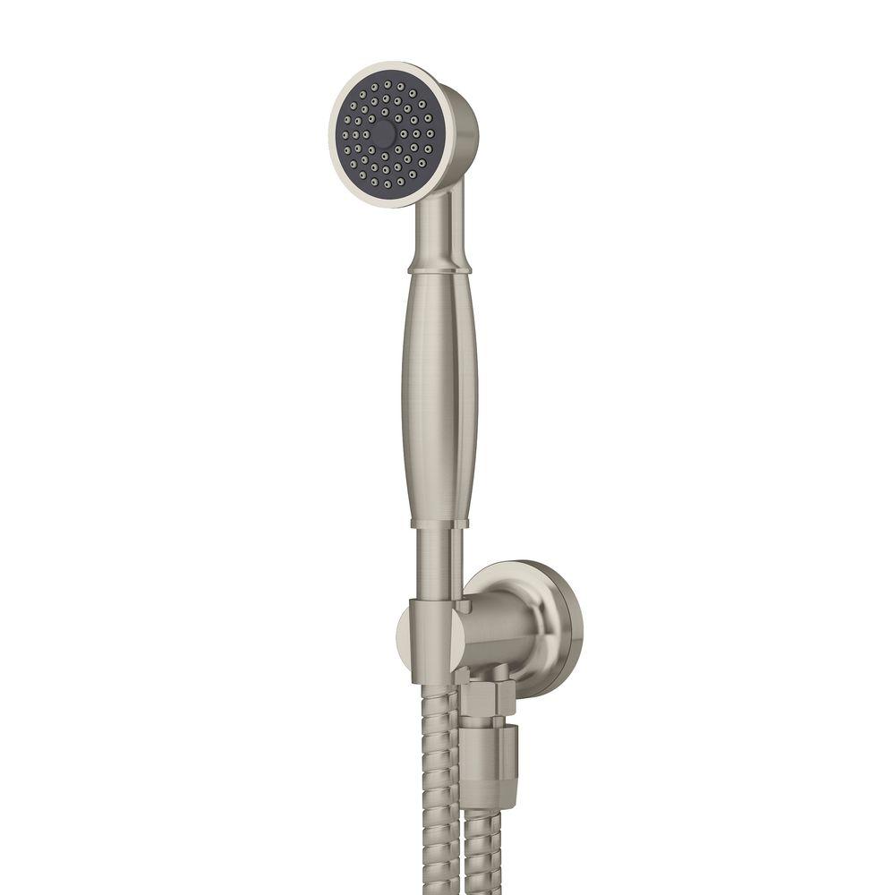 Symmons 1Spray 3 in. Single Wall Mount Handheld Shower Head in Satin