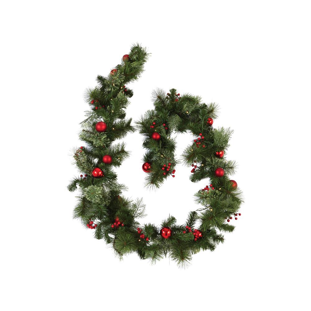 Christmas Garland - Christmas Wreaths &amp; Garland - The Home Depot