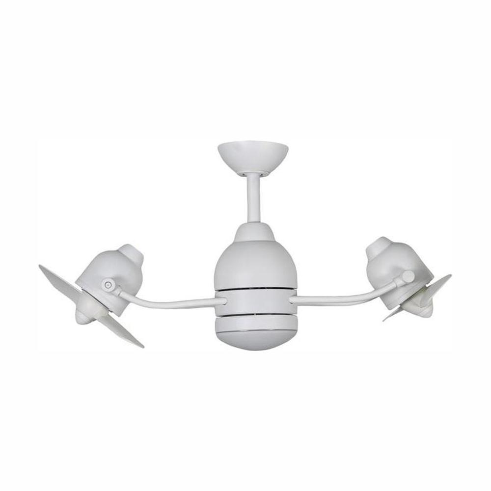 Home Decorators Collection Acworth 36 In Led Indoor Outdoor Matte White Ceiling Fan