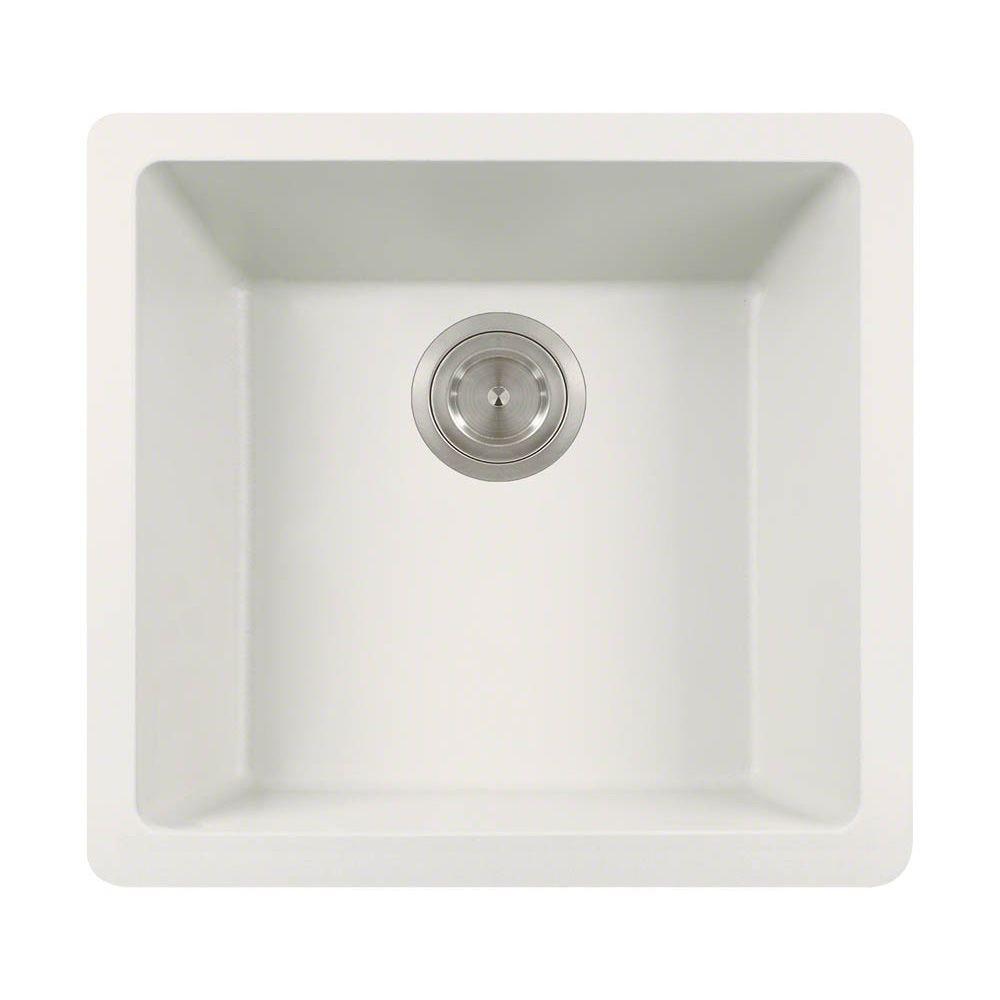 MR Direct Undermount Granite Composite 18 in. Single Bowl Kitchen Sink