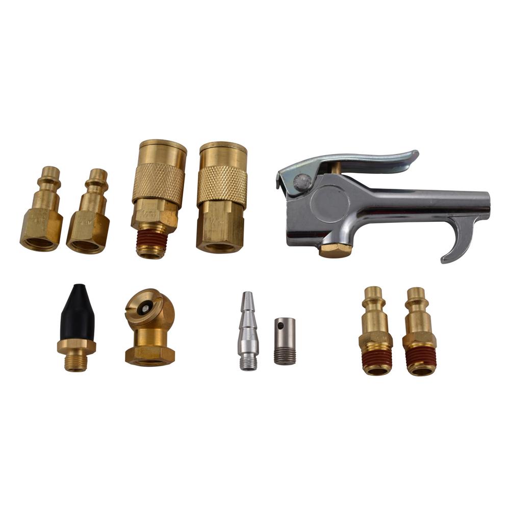 Husky 13Piece Brass Accessory KitHDA51300AV The Home