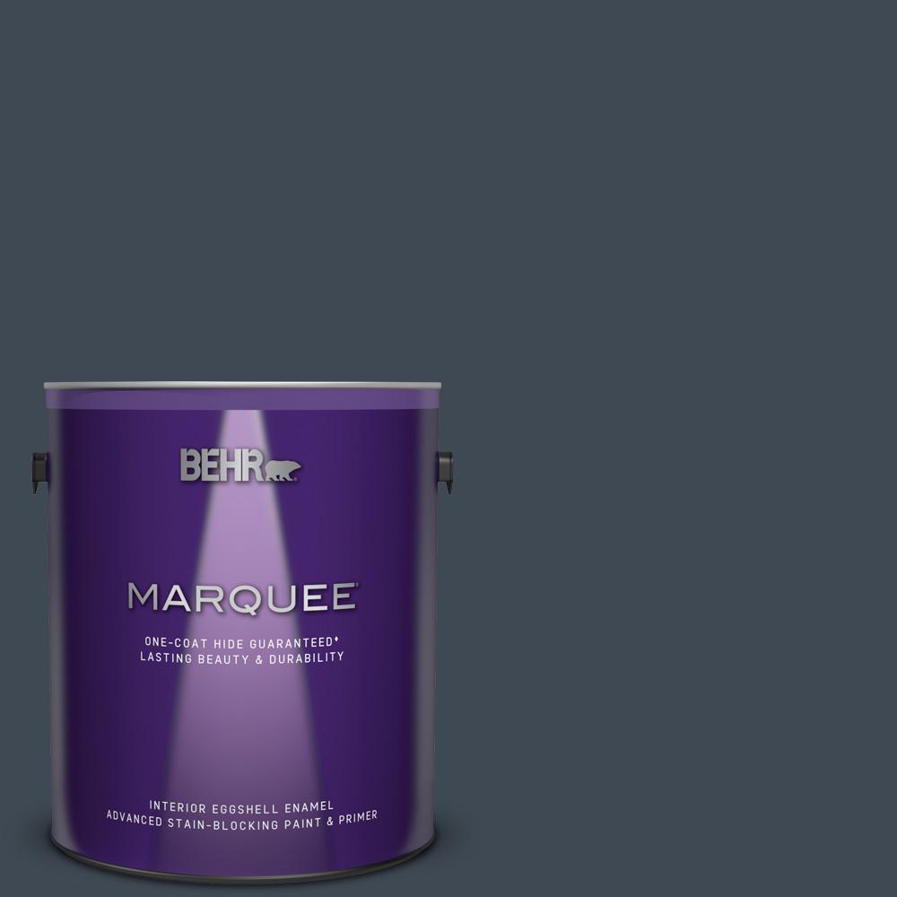 BEHR MARQUEE 1 gal. BXC26 New Navy Blue Eggshell Enamel Interior
