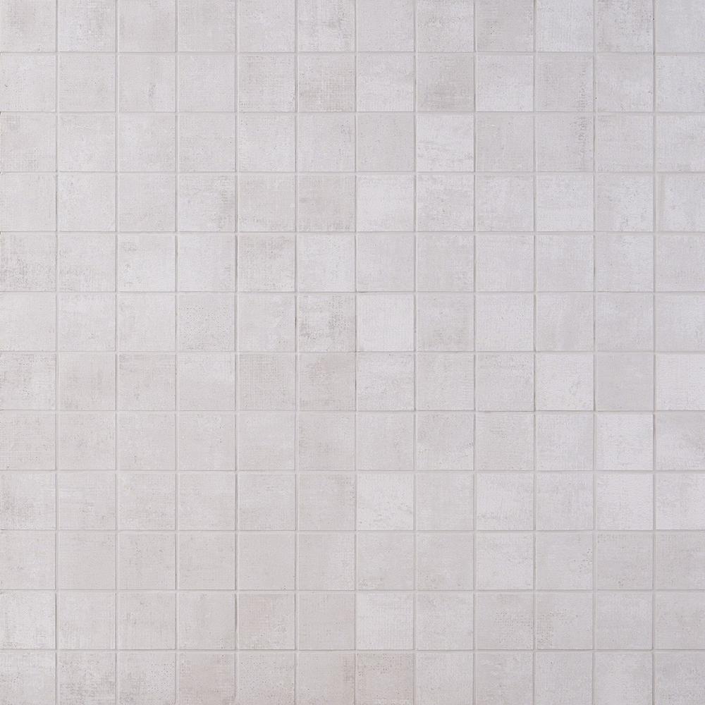 Ivy Hill Tile Marken Light Gray 4 in. x 0.31 in. Matte Porcelain Mosaic ...