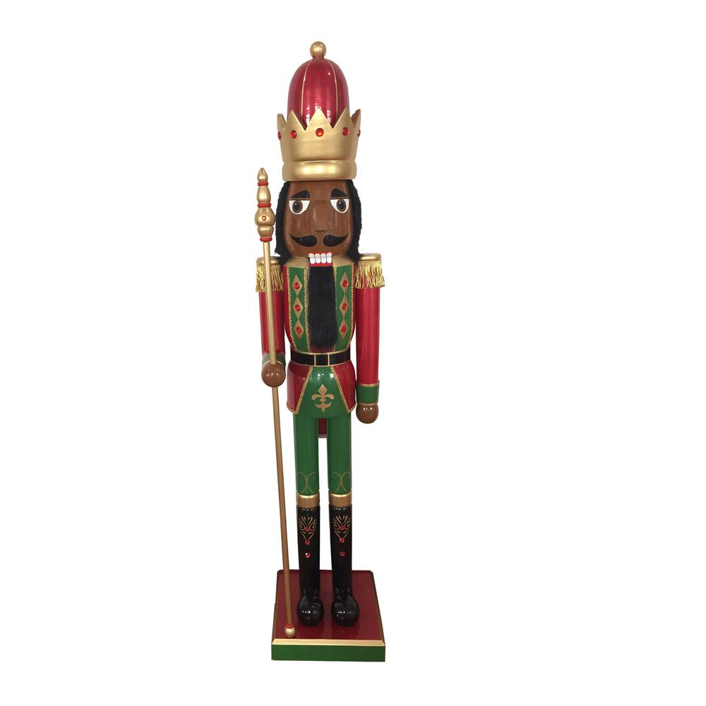 black santa nutcracker