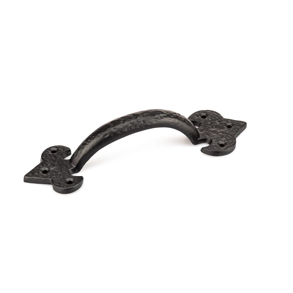 6 1 4 Cast Iron Drawer Pulls Cabinet Hardware The Home Depot