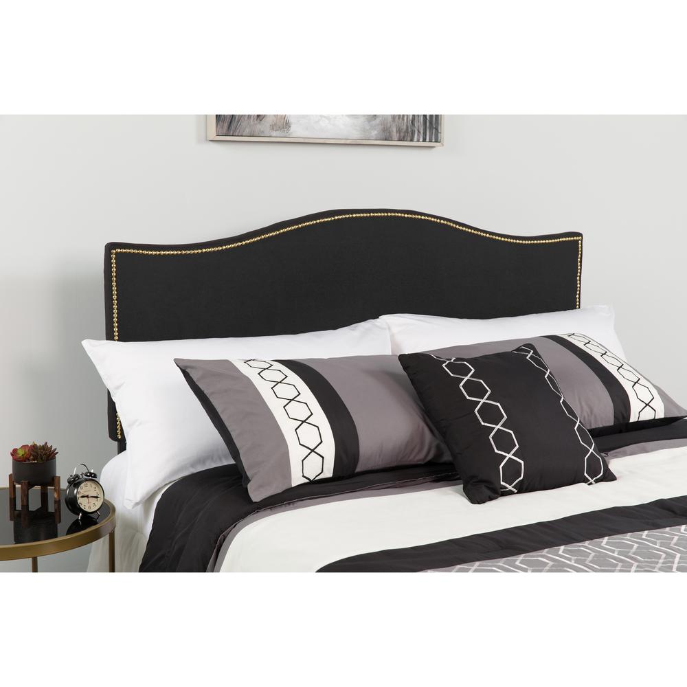 Carnegy Avenue Black Queen Headboard Panel Design CGAHG215959BLHD