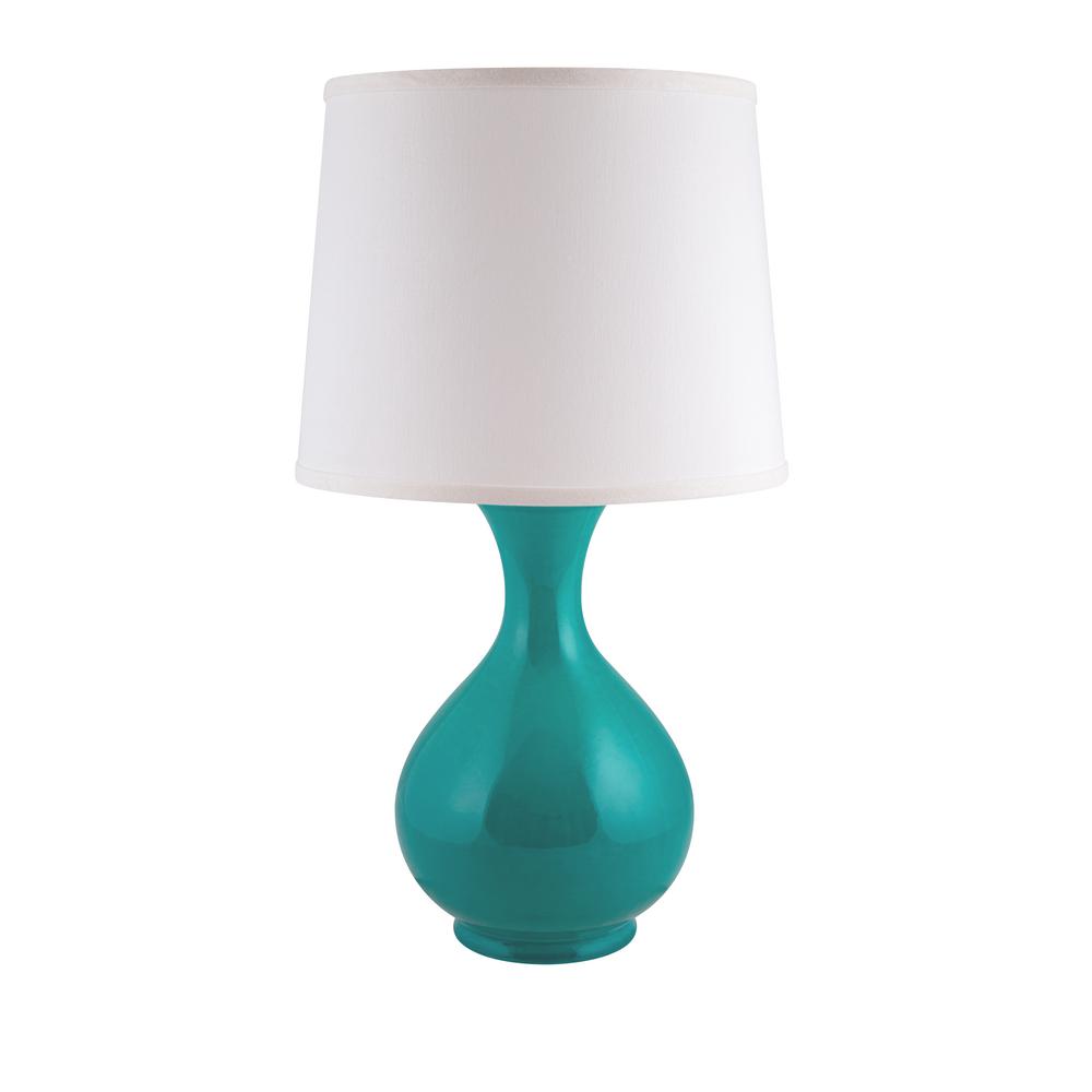 turquoise bedside lamps