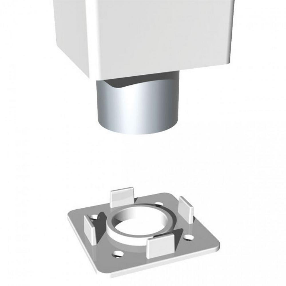 RDI 4 in. White Standard Base Kit for Porch Post73018005 The Home Depot