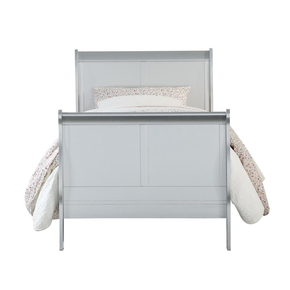 Acme Furniture Louis Philippe Iii Platinum Full Bed 26715f The