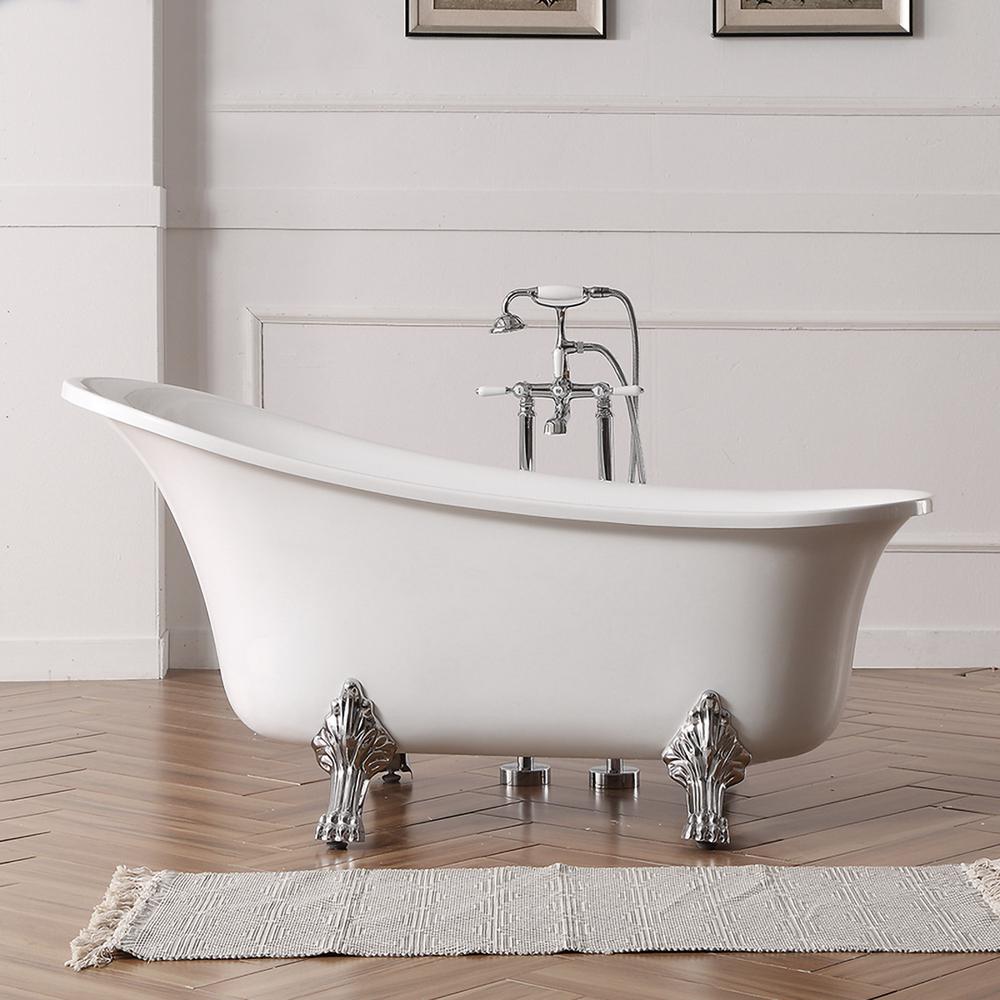 short clawfoot tub