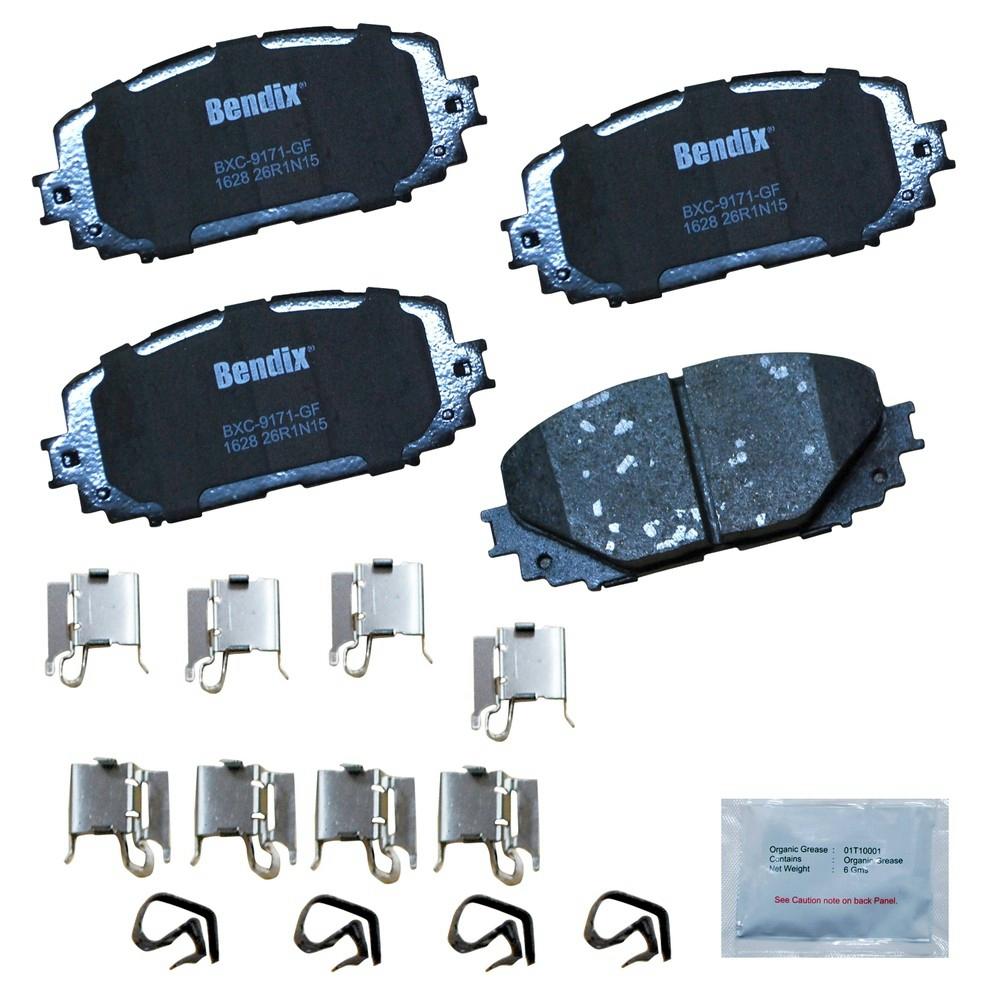 Bendix Front Bendix Premium Copper Free Ceramic BPR Disc Brake Pad fits