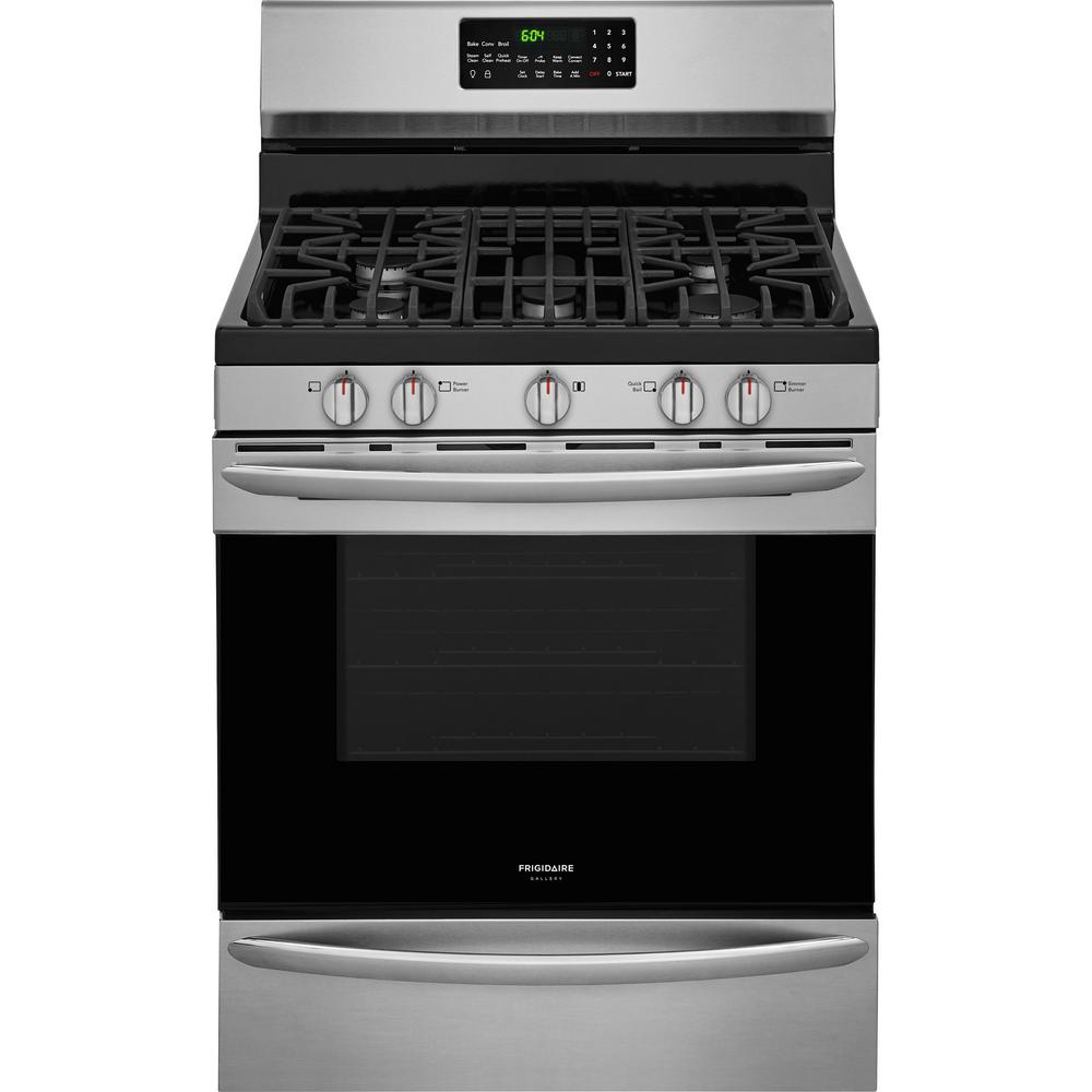 Frigidaire Gallery 5 0 Cu Ft Gas Range With Convection Self