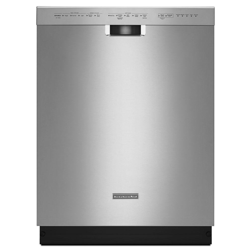 KitchenAid 24 in. Front Control Builtin Tall Tub Dishwasher in