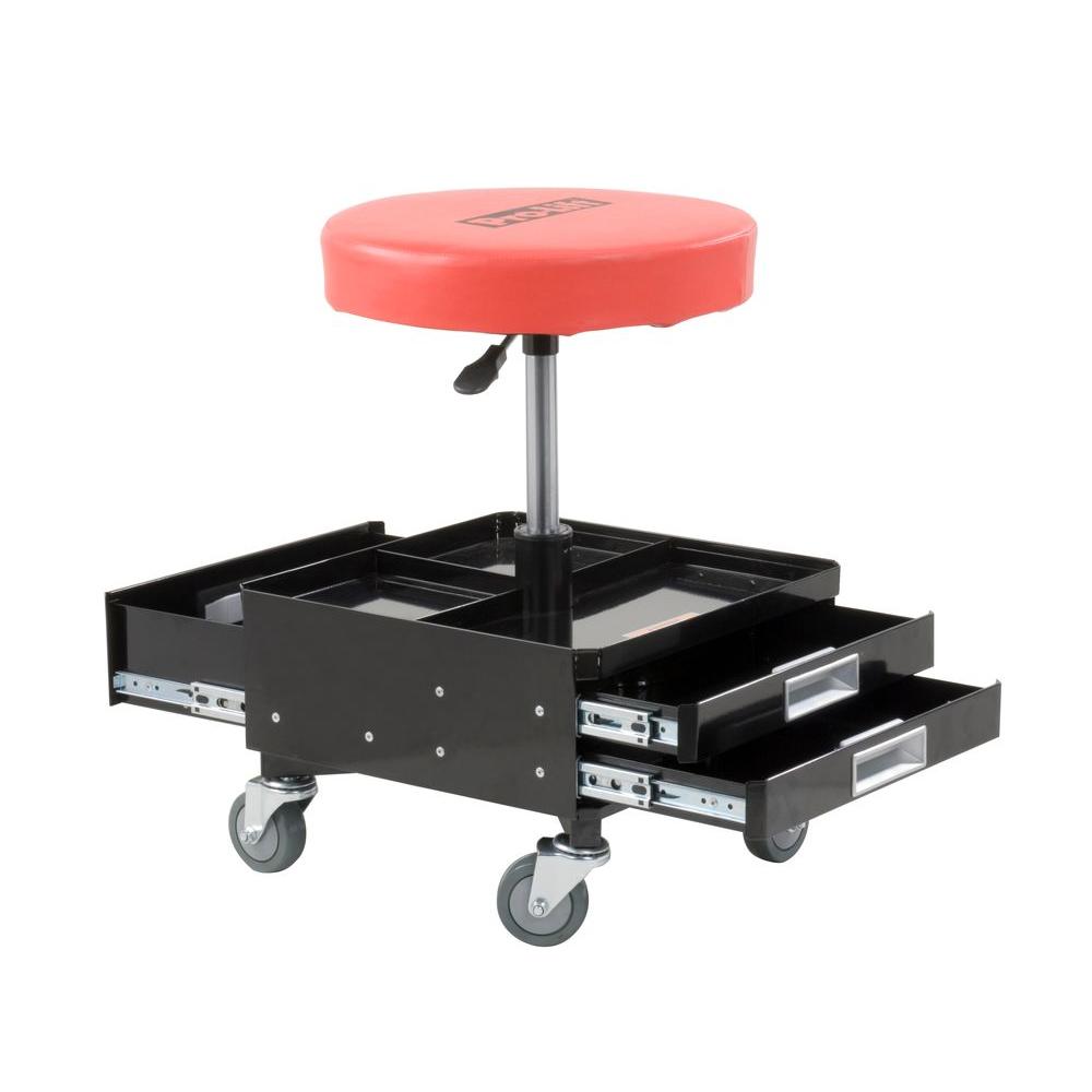 Pro Lift Pneumatic Chair With Dual Tool Trays