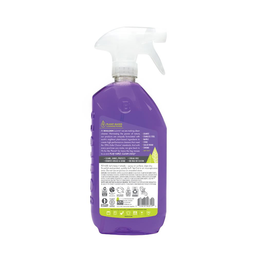 Boulder Clean 28 Oz Natural Granite And Stainless Steel 28 Oz Clean Natural Granite