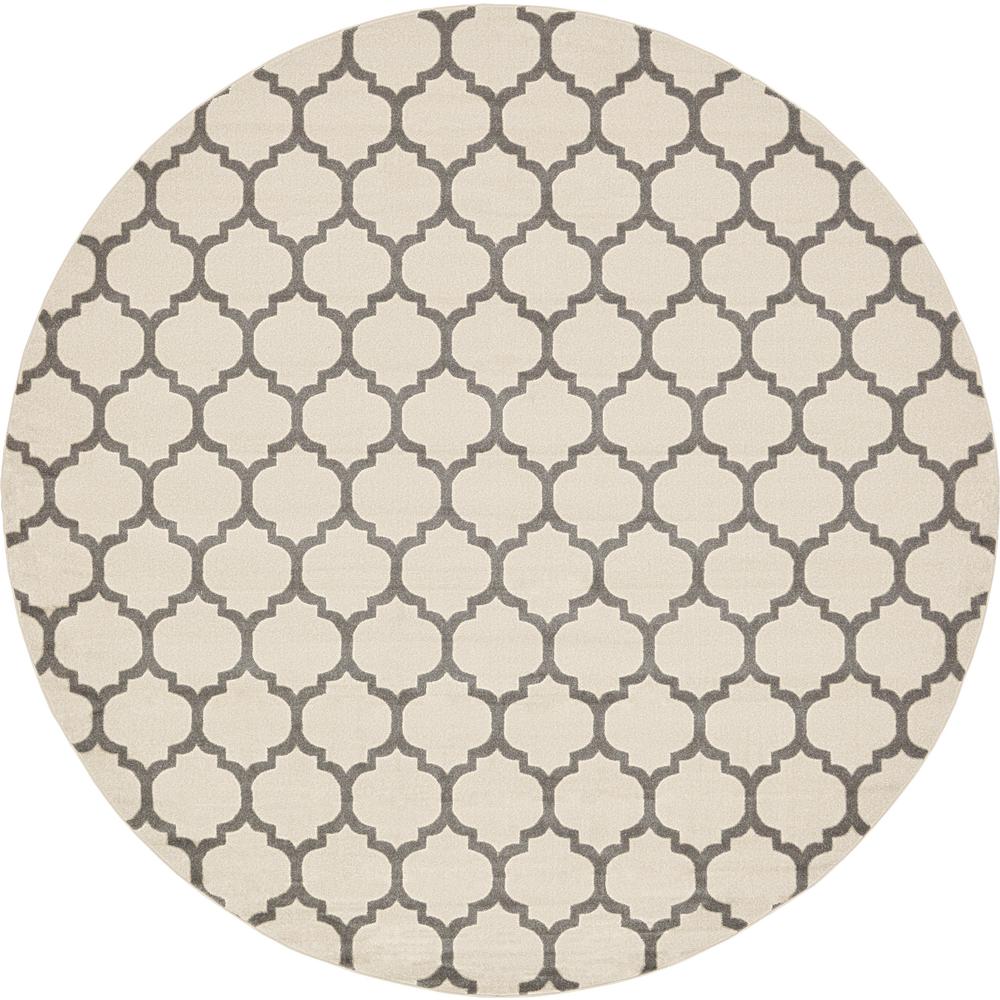 Round 12 Area Rugs The Home Depot Trellis Beige And Brown 12 2 X Round Rug