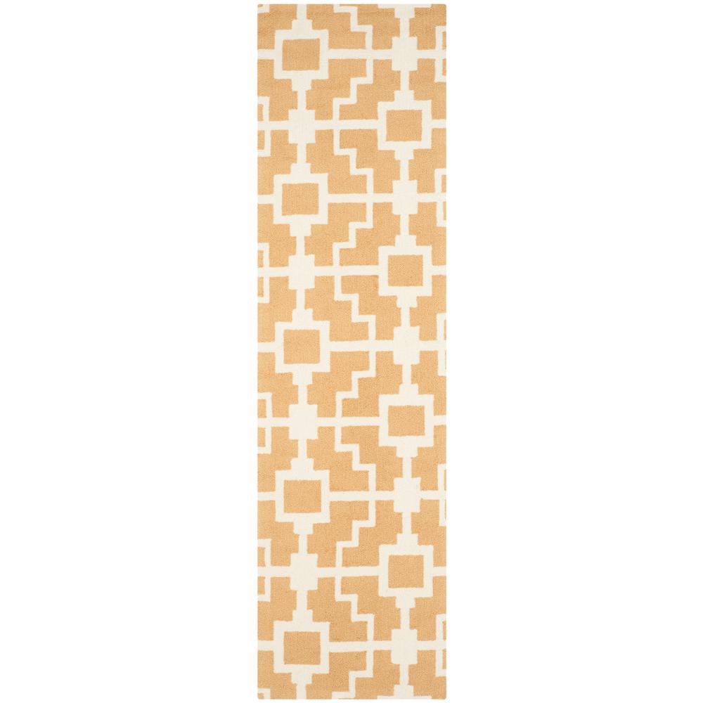 Safavieh Four Seasons Gold/Ivory 2 ft. x 8 ft. Runner RugFRS245D28