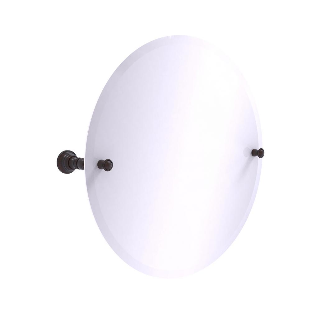 Allied Brass Ina 22 In X Single Frameless Round Tilt Allied Brass Ina 22 In X
