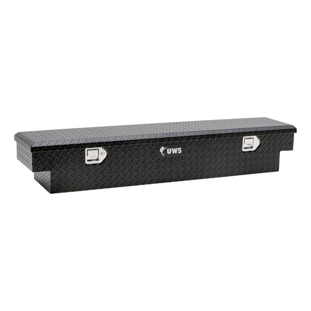 UWS 59.063 Matte Black Aluminum Full Size Crossbed Truck Tool Box