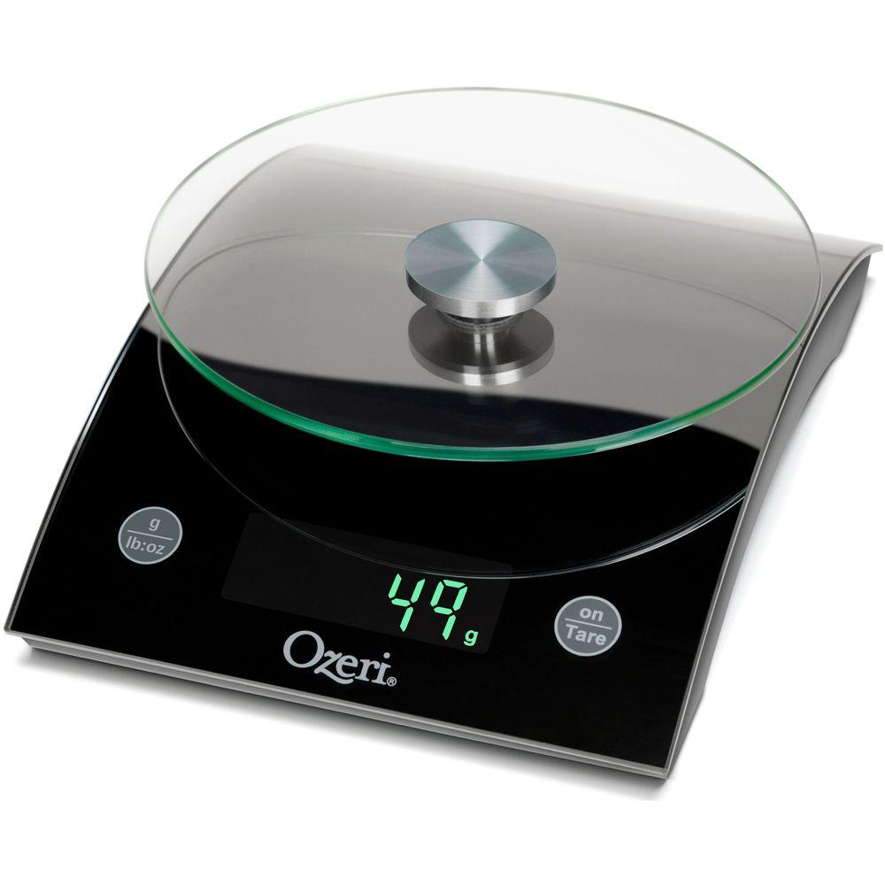 Ozeri Epicurean 18 Lbs LED Kitchen Scale With Removable Glass
