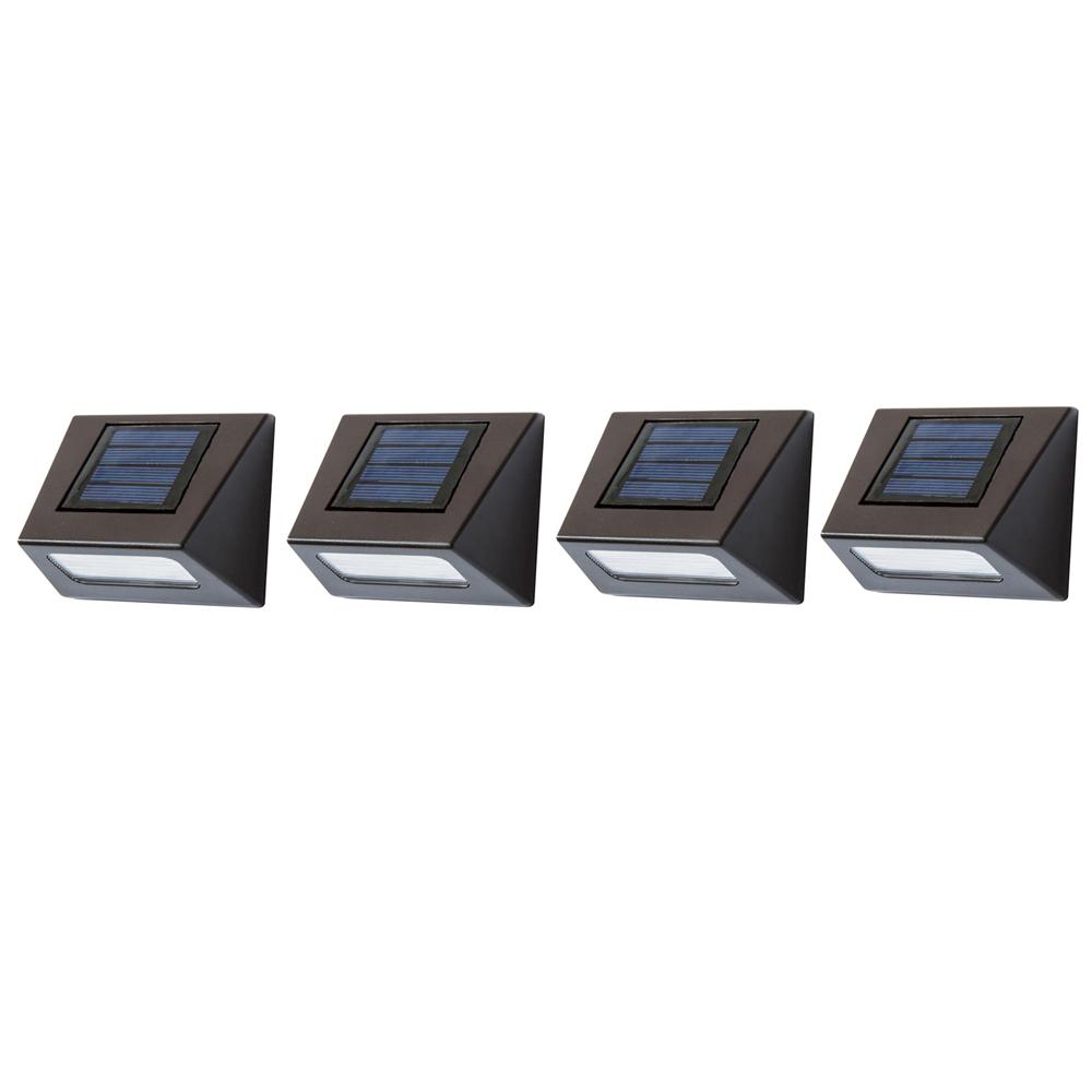 Solar Bronze Integrated Led Downcast Deck Light 4 Pack Solar Bronze Integrated Led Downcast Deck Light 4 Pack