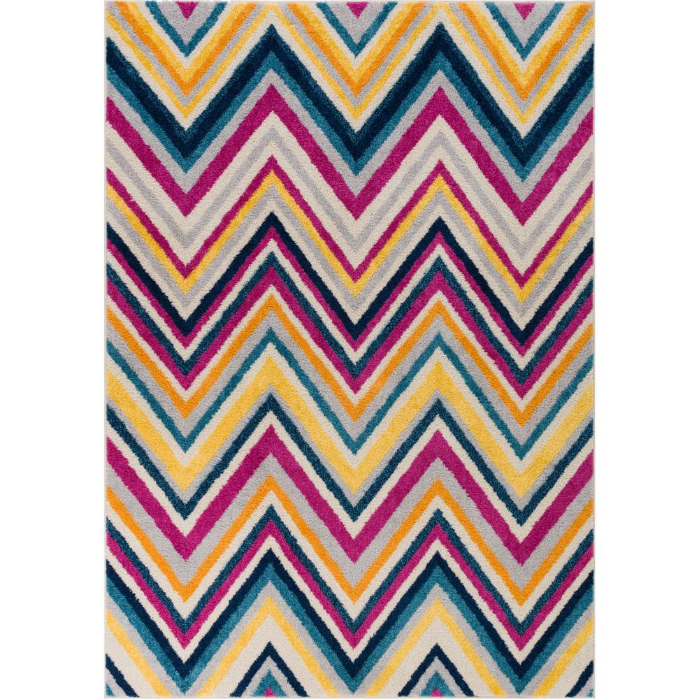 Well Woven Mystic Soho Multi 5 Ft 3 In X 7 Chevron Zig Well Woven Mystic Soho Multi 5 Ft 3 In X 7