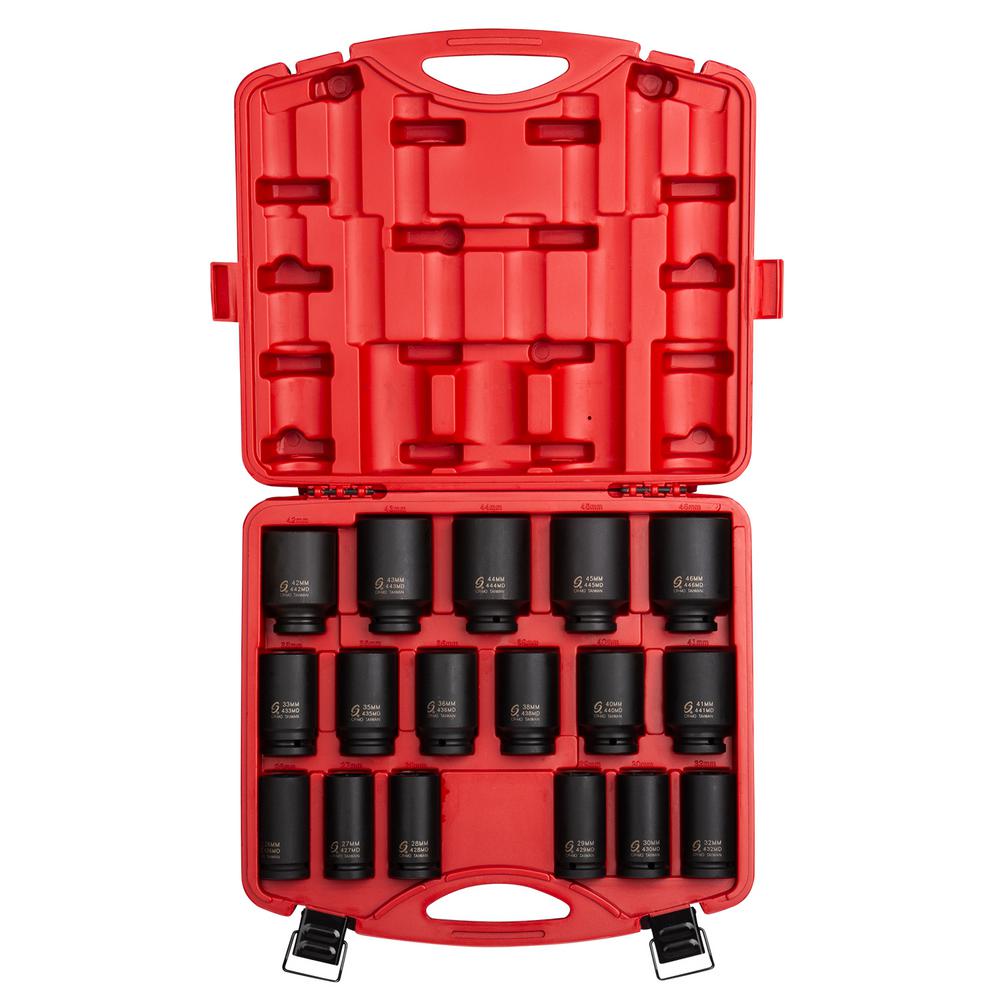 sunex-3-4-in-drive-deep-metric-impact-socket-set-17-piece-4686-the