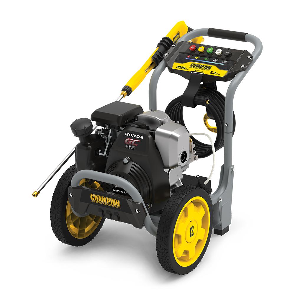 Champion Power Equipment 3000 Psi 2 3 Gpm Cold Water Gas Pressure Washer With Honda Engine 100781 The Home Depot