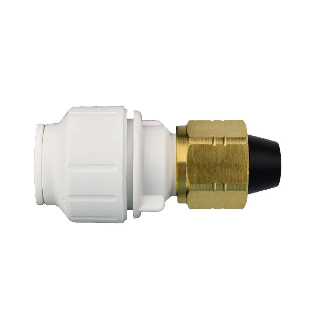 JG Speedfit 1/2 In. X 1/2 In. Plastic Push-to-Connect Female Connector ...