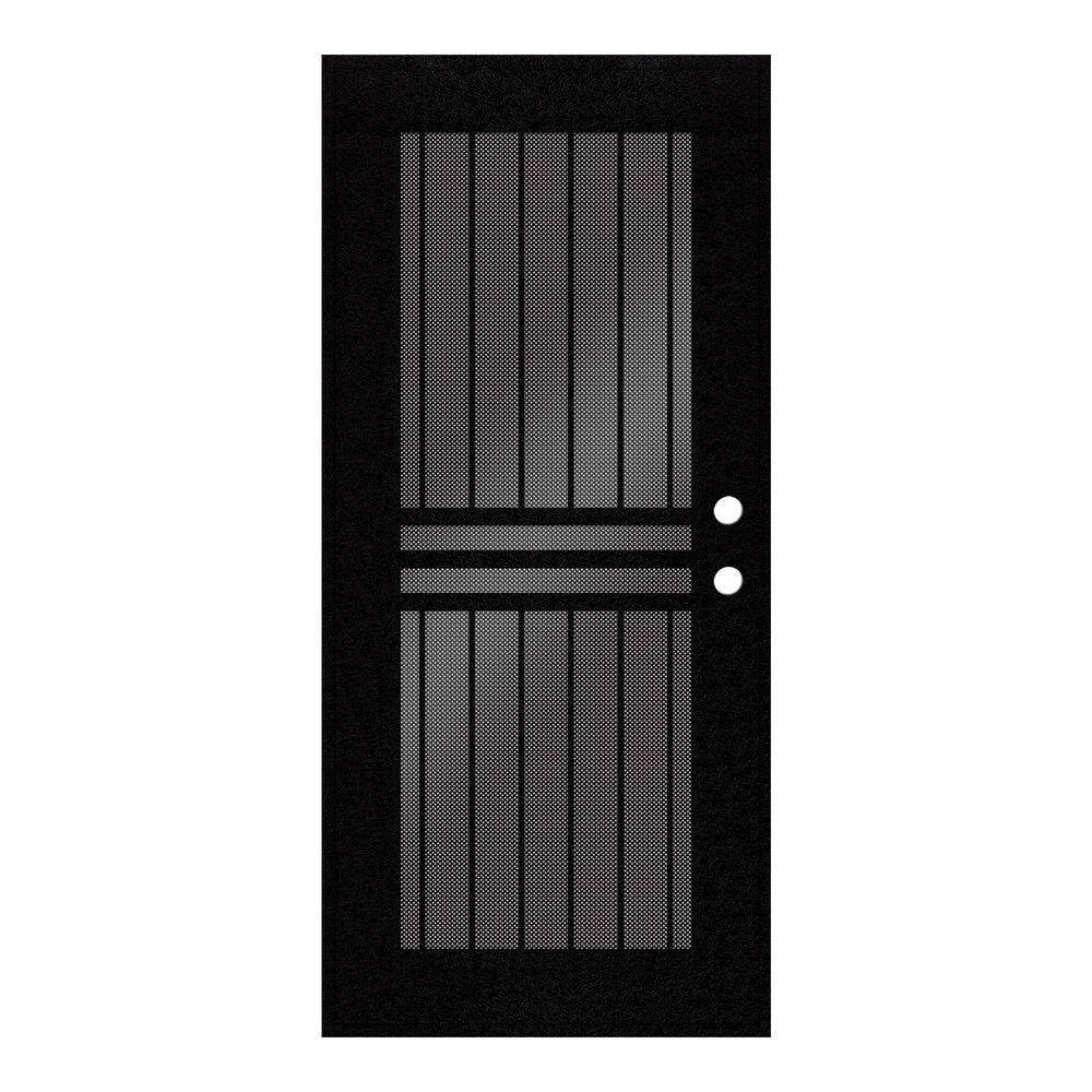 Unique Home Designs 30 In X 80 In Plain Bar Black Left Hand