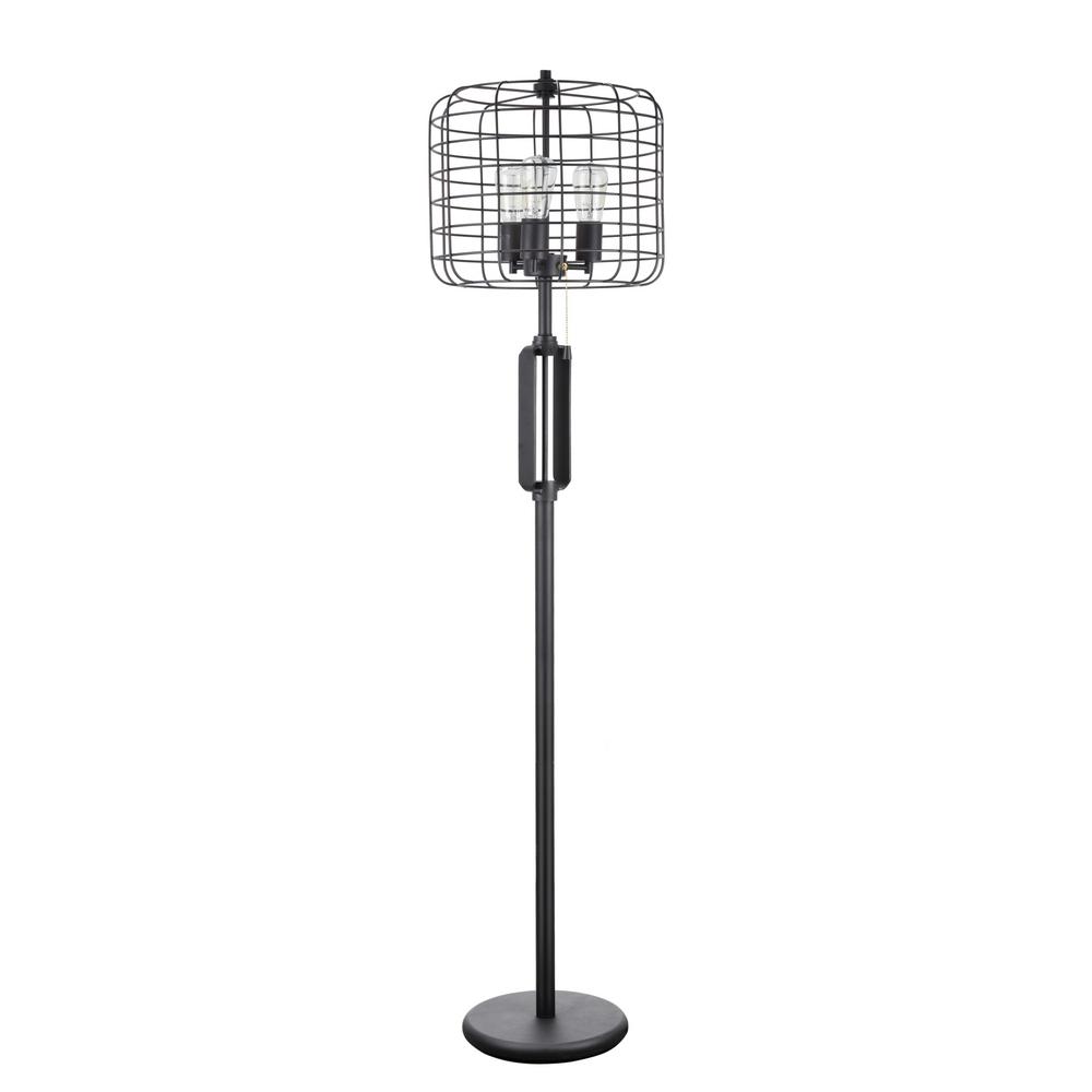 wire cage floor lamp