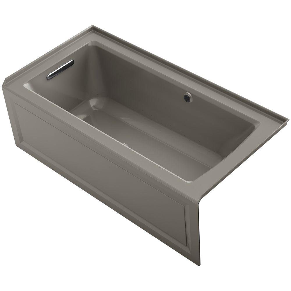KOHLER Archer 5 ft. WalkIn Whirlpool and Air Bath Tub in CashmereK1947GLAWK4 The Home Depot