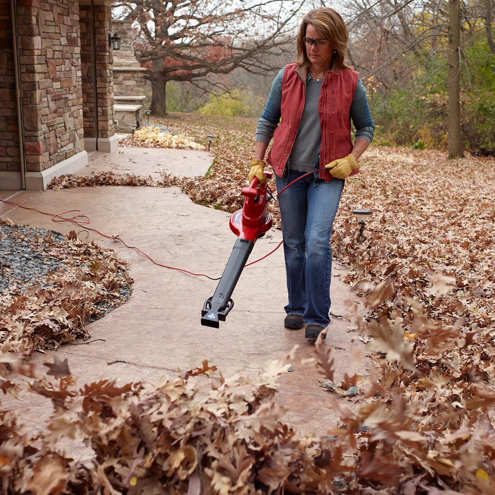 Toro Ultraplus 250 Mph 350 Cfm 12 Amp Electric Leaf Blower Vacuum Mulcher 51621 The Home Depot