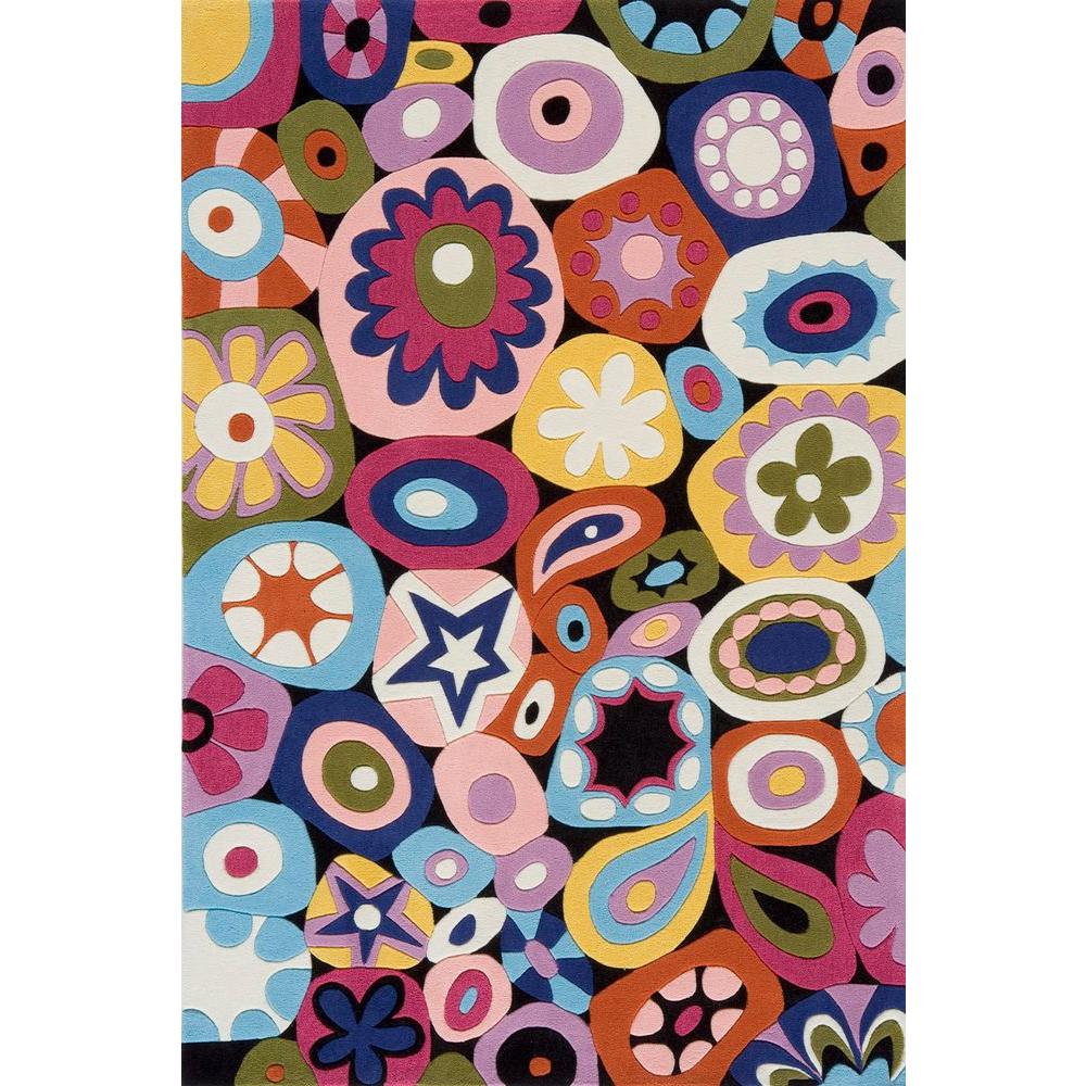 Momeni Kids Rugs The Home Depot Young Buck Collection Multi 5 Ft X 7 Area Rug