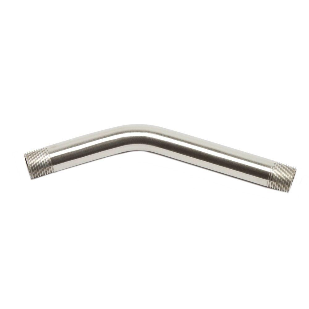 Moen 8 In Shower Arm Brushed Nickel 123815bn The Home Depot Shower Arm In Brushed Nickel