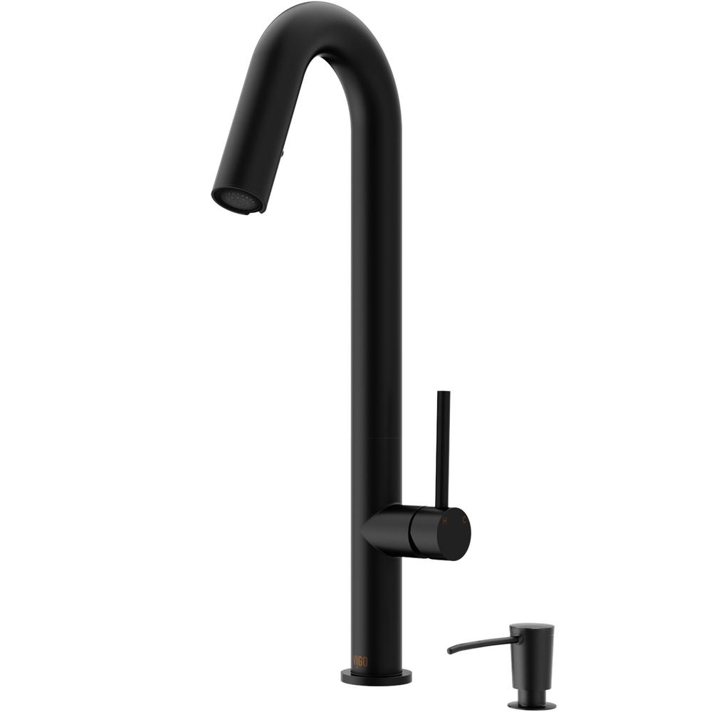 VIGO VIGO Oakhurst LED Light SingleHandle PullDown Sprayer Kitchen