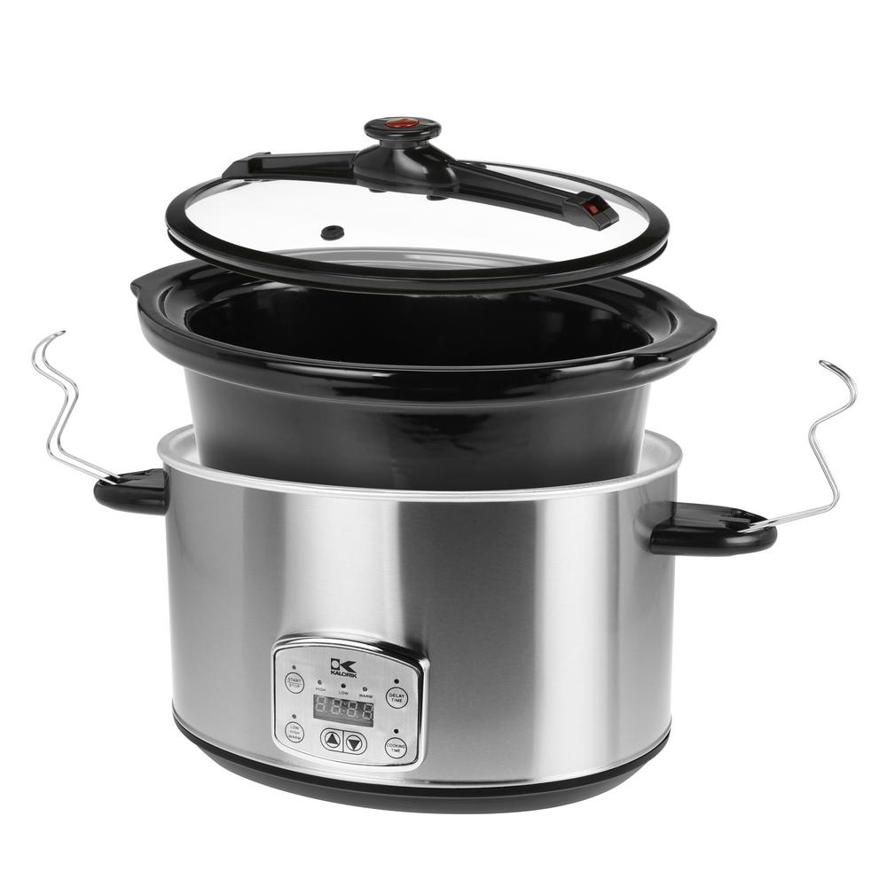 KALORIK 8 Qt. Slow Cooker SC 41175 SS The Home Depot