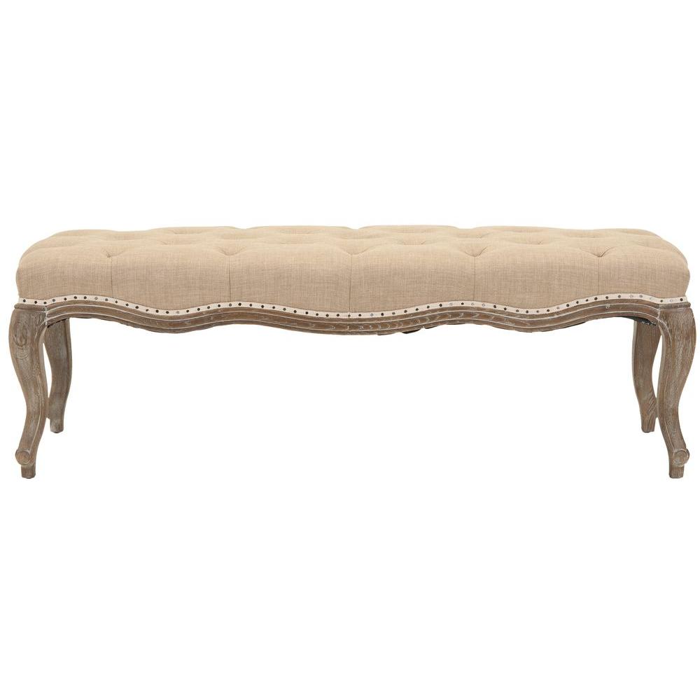 Safavieh Ramsey Spruce Bench Mcr4577e The Home Depot