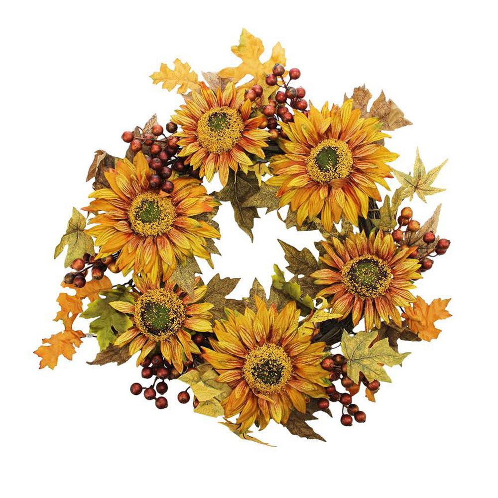 Fall Wreaths Fall Decorations The Home Depot