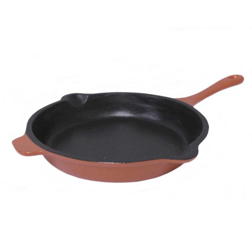 Berghoff Neo Cast Iron Copper Colored Fry Pan 2211076 The Home Depot