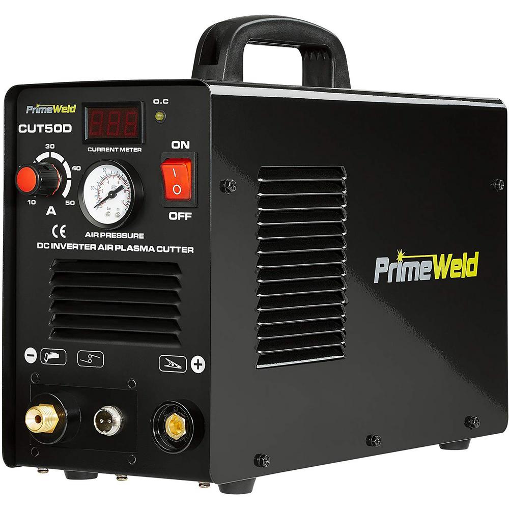 PrimeWeld 50 Amp Plasma Cutter 1/2 in. Clean Cut 110-Volt ...