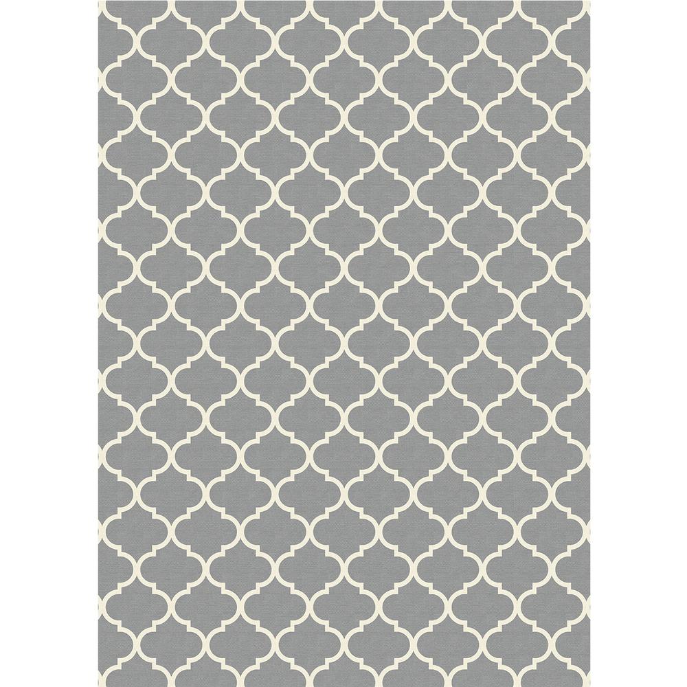 Ruggable Washable Moroccan Trellis Teal 5 Ft X 7 Stain Resistant Area Rug