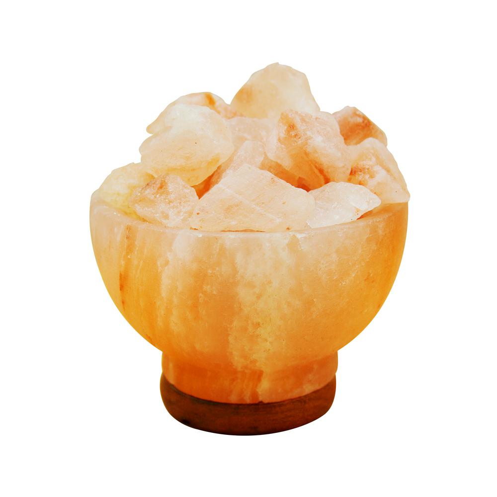 Fab Glasirror Himalayan Crystal Rock Salt 6 5 In Pink Big Fab Glasirror Himalayan Crystal Rock Salt 6 5 In Pink Big Bowl Shape Lamp