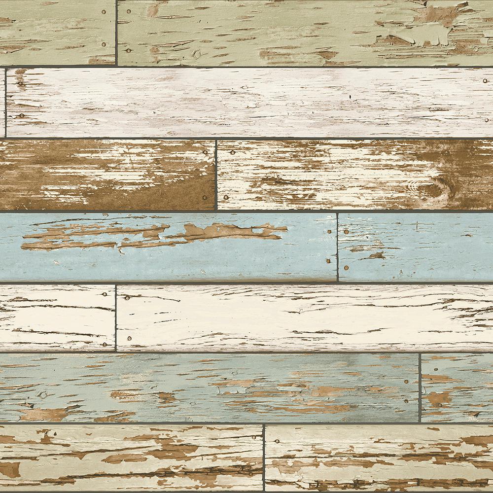 NuWallpaper Old Salem Vintage Wood Peel And Stick Wallpaper Sample   Nu    Nu2188sam 64 100 