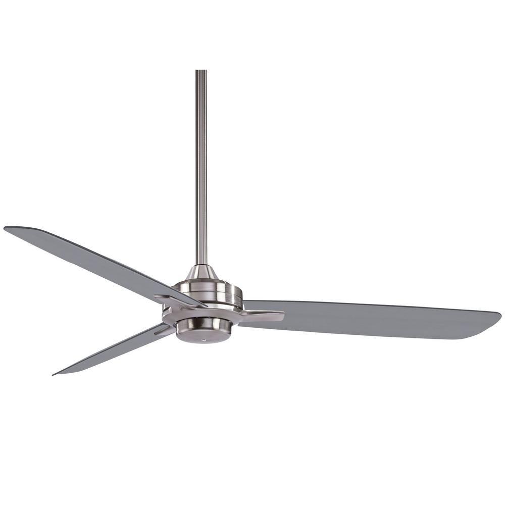 Minka Aire Rudolph 52 In Indoor Brushed Nickel Ceiling Fan With